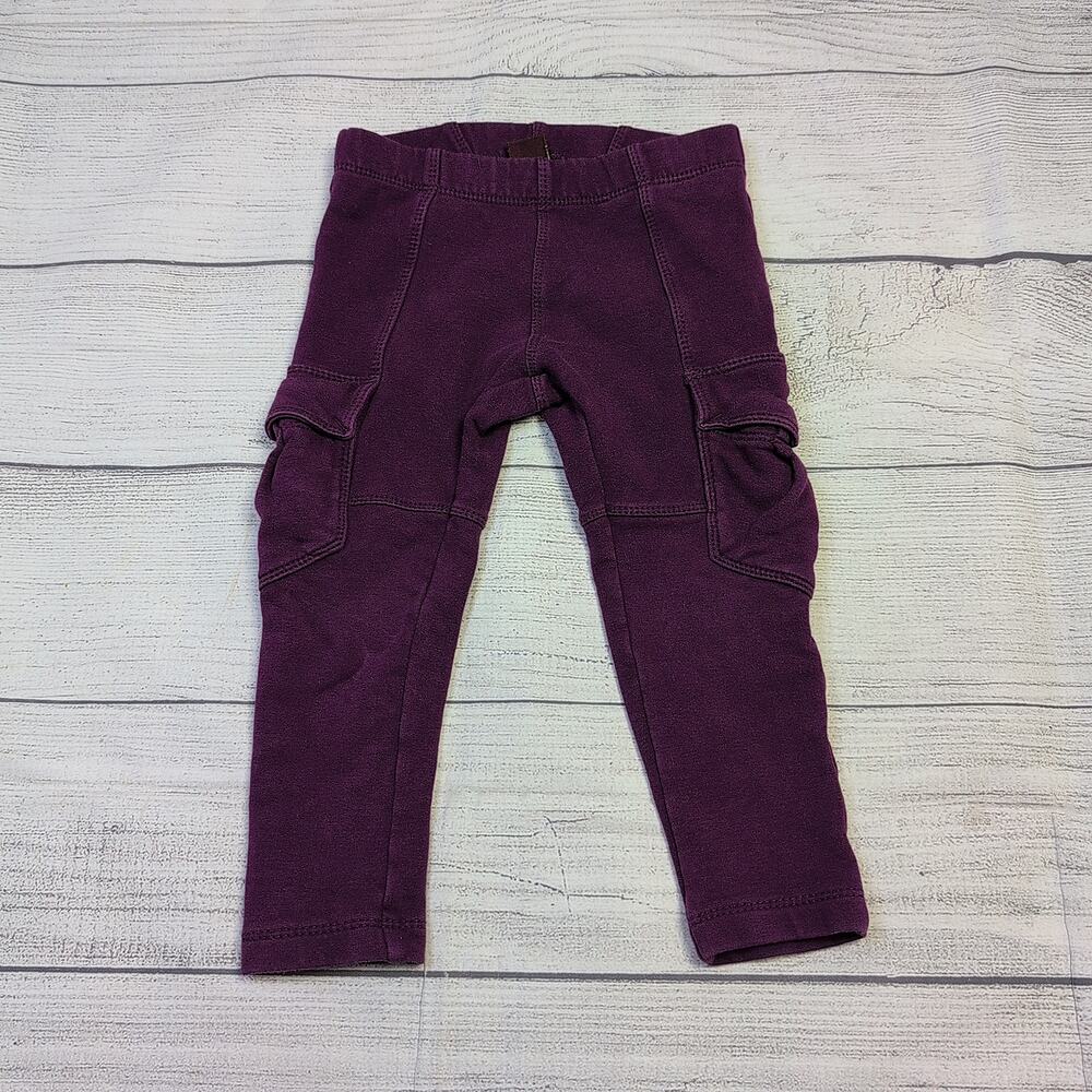 2 Tea Collection Prune Skinny French Terry Cargo Pants